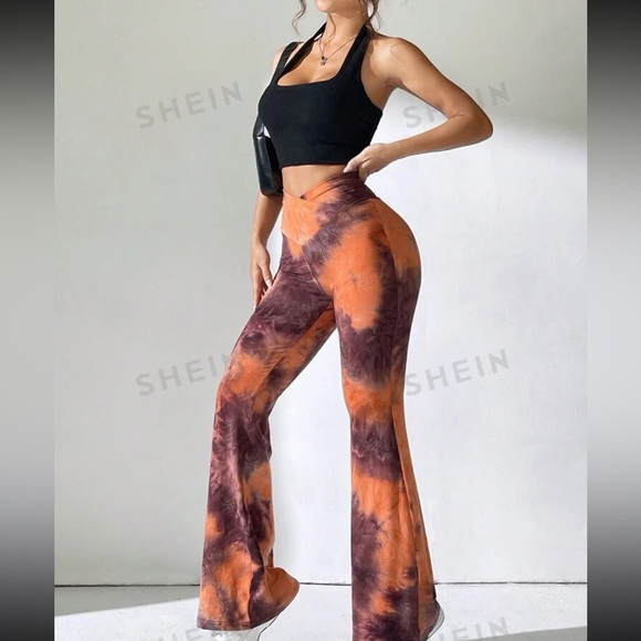 SHEIN NWT flare yoga pants - Picture 2 of 4